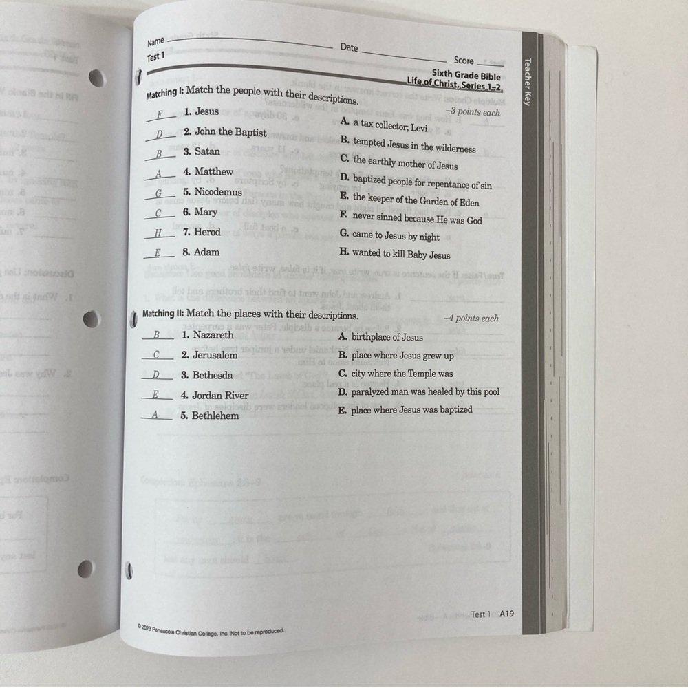 Abeka Homeschool Grade 6 Video Manual - Picture 7 of 12